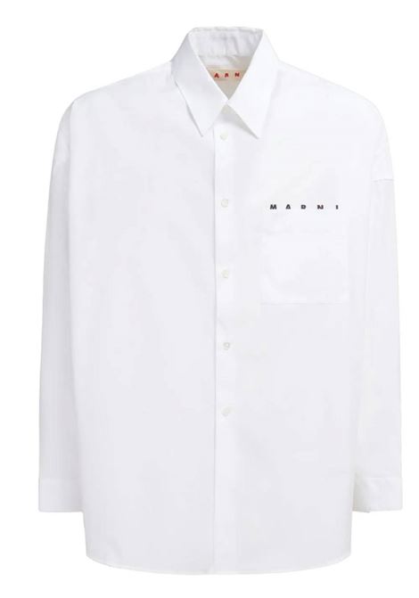 l/s shirt man white MARNI | CUMU0061P2 USCT88LOW01
